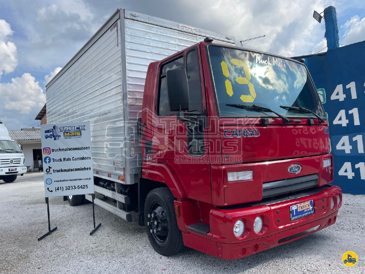 CAMINHAO FORD CARGO 816 Baú Furgão 3/4 4x2 Truck Mais Caminhões e Utilitários CURITIBA PARANÁ PR